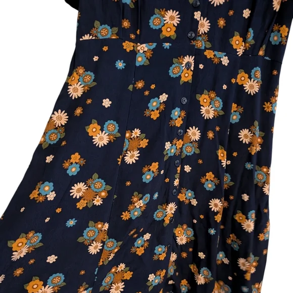 Princess Highway Floral Print Button Front Dress - Picture 7 of 13